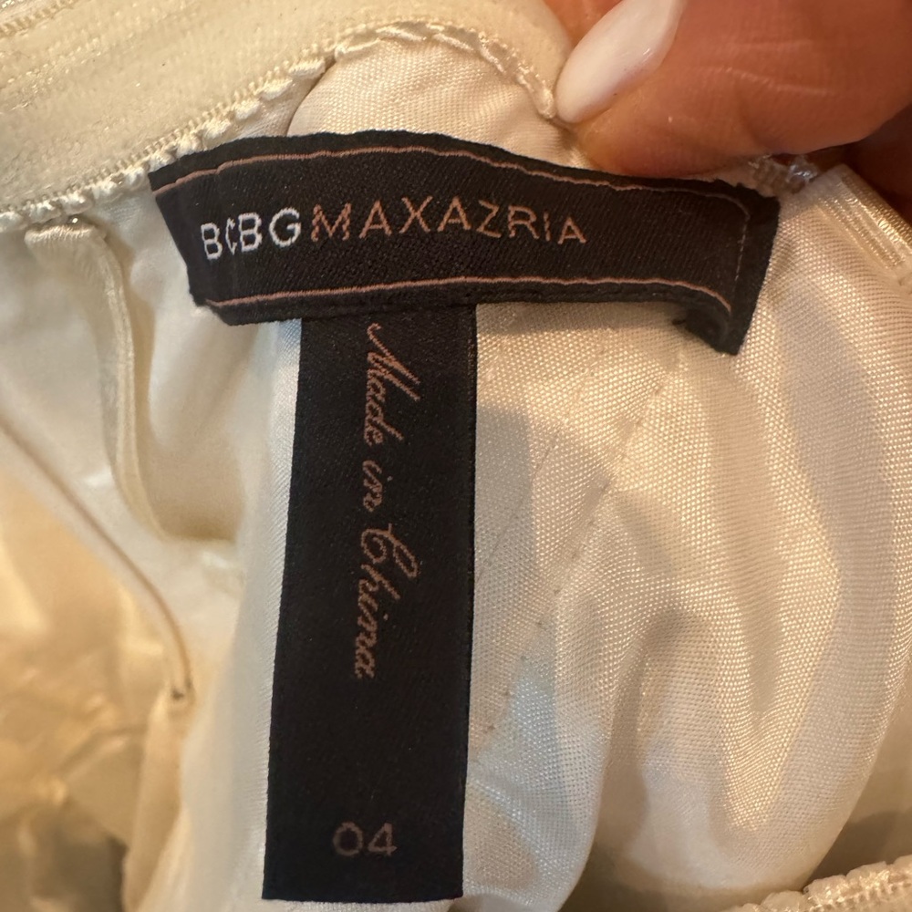 BCBGMaxAzria Ivory Satin Piece